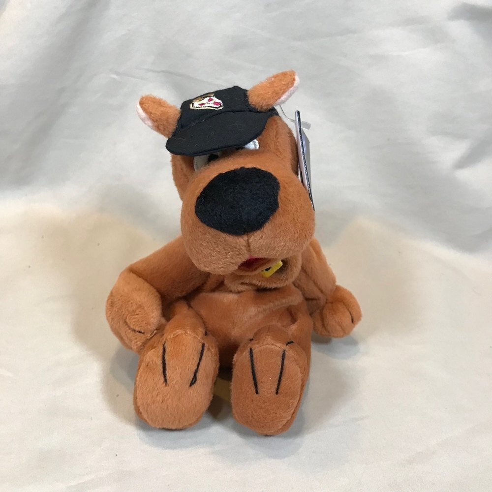 Vintage Pizza Baseball Scooby Doo Bean Bag Plush 1998